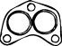 FONOS 80194 Gasket, exhaust pipe